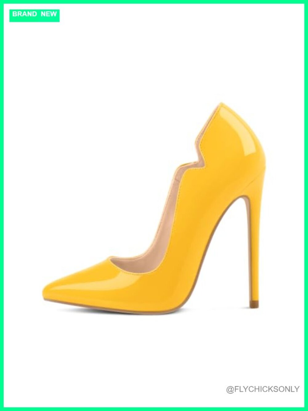 Faux Leather Pointed Toe Stiletto Pumps Slip On Dress Heels